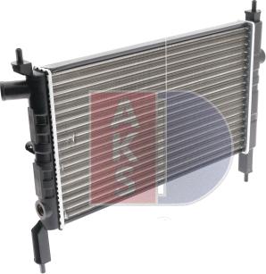 AKS Dasis 151440N - Radiator, engine cooling autospares.lv