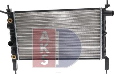 AKS Dasis 151440N - Radiator, engine cooling autospares.lv