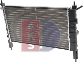 AKS Dasis 151440N - Radiator, engine cooling autospares.lv