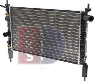 AKS Dasis 151440N - Radiator, engine cooling autospares.lv