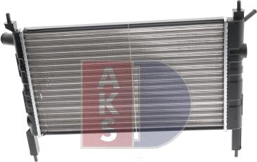 AKS Dasis 151440N - Radiator, engine cooling autospares.lv