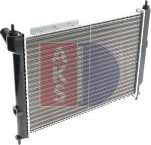 AKS Dasis 151450N - Radiator, engine cooling autospares.lv