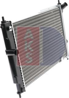 AKS Dasis 151450N - Radiator, engine cooling autospares.lv