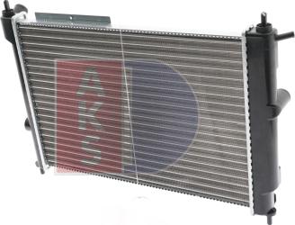 AKS Dasis 151450N - Radiator, engine cooling autospares.lv