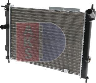 AKS Dasis 151450N - Radiator, engine cooling autospares.lv