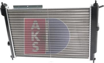 AKS Dasis 151450N - Radiator, engine cooling autospares.lv