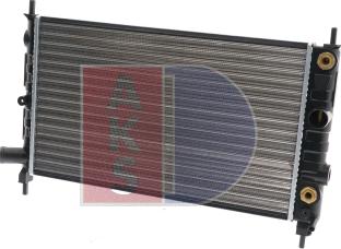 AKS Dasis 151560N - Radiator, engine cooling autospares.lv