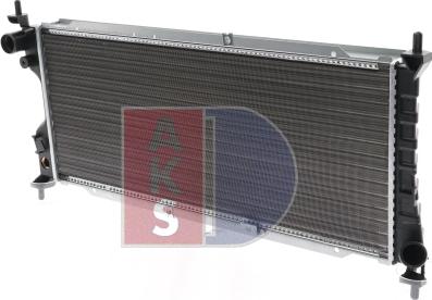 AKS Dasis 151620N - Radiator, engine cooling autospares.lv