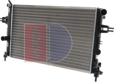 AKS Dasis 151670N - Radiator, engine cooling autospares.lv