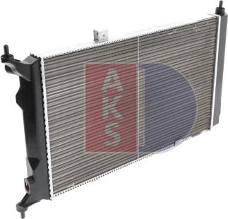 AKS Dasis 151030N - Radiator, engine cooling autospares.lv