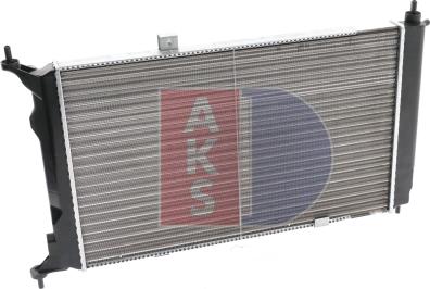 AKS Dasis 151030N - Radiator, engine cooling autospares.lv