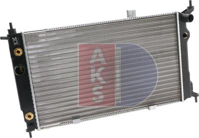 AKS Dasis 151030N - Radiator, engine cooling autospares.lv