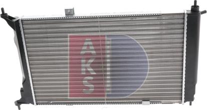 AKS Dasis 151030N - Radiator, engine cooling autospares.lv