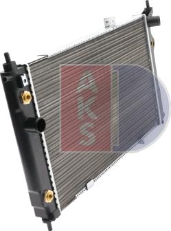 AKS Dasis 151030N - Radiator, engine cooling autospares.lv