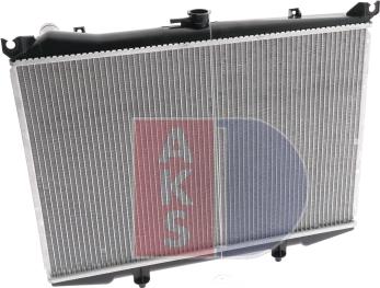 AKS Dasis 151890N - Radiator, engine cooling autospares.lv