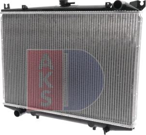 AKS Dasis 151890N - Radiator, engine cooling autospares.lv