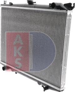 AKS Dasis 151890N - Radiator, engine cooling autospares.lv