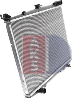 AKS Dasis 151890N - Radiator, engine cooling autospares.lv