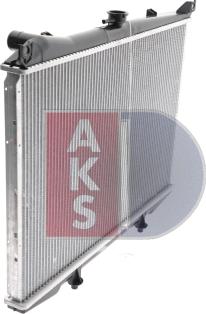 AKS Dasis 151890N - Radiator, engine cooling autospares.lv