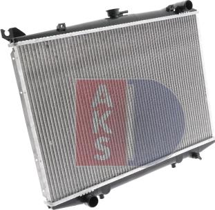 AKS Dasis 151890N - Radiator, engine cooling autospares.lv