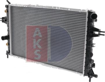 AKS Dasis 151860N - Radiator, engine cooling autospares.lv