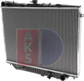 AKS Dasis 151810N - Radiator, engine cooling autospares.lv