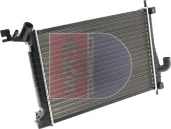 AKS Dasis 151300N - Radiator, engine cooling autospares.lv