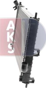 AKS Dasis 151300N - Radiator, engine cooling autospares.lv