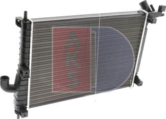 AKS Dasis 151300N - Radiator, engine cooling autospares.lv