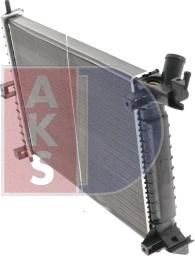 AKS Dasis 151300N - Radiator, engine cooling autospares.lv