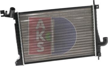 AKS Dasis 151300N - Radiator, engine cooling autospares.lv