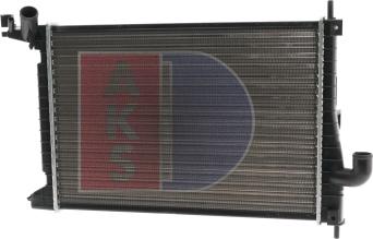 AKS Dasis 151300N - Radiator, engine cooling autospares.lv