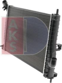 AKS Dasis 151300N - Radiator, engine cooling autospares.lv