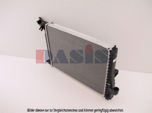 AKS Dasis 151300N - Radiator, engine cooling autospares.lv