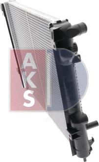 AKS Dasis 151210N - Radiator, engine cooling autospares.lv