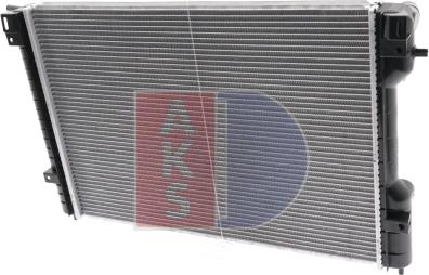 AKS Dasis 151210N - Radiator, engine cooling autospares.lv