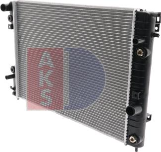 AKS Dasis 151210N - Radiator, engine cooling autospares.lv