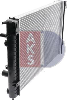 AKS Dasis 151210N - Radiator, engine cooling autospares.lv