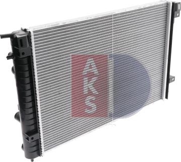 AKS Dasis 151210N - Radiator, engine cooling autospares.lv