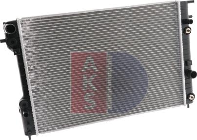 AKS Dasis 151210N - Radiator, engine cooling autospares.lv