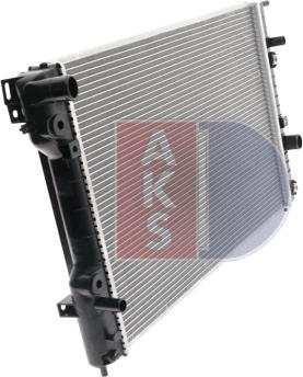 AKS Dasis 151210N - Radiator, engine cooling autospares.lv