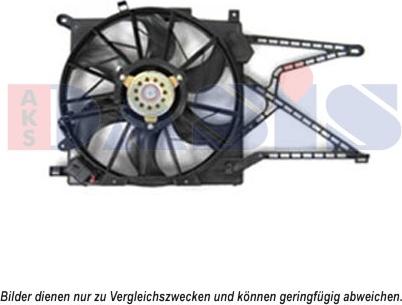 AKS Dasis 158094N - Fan, radiator autospares.lv