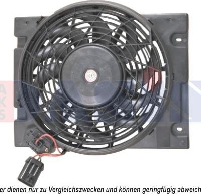 AKS Dasis 158066N - Fan, radiator autospares.lv