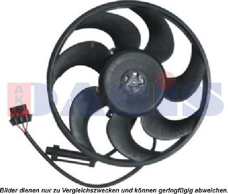 AKS Dasis 158081N - Fan, radiator autospares.lv