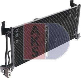 AKS Dasis 152640N - Condenser, air conditioning autospares.lv