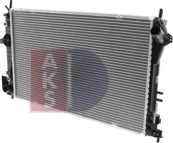 AKS Dasis 152007N - Radiator, engine cooling autospares.lv