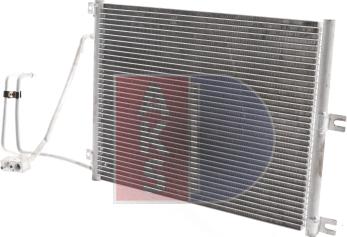 AKS Dasis 152070N - Condenser, air conditioning autospares.lv