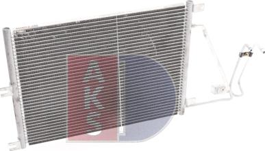 AKS Dasis 152070N - Condenser, air conditioning autospares.lv