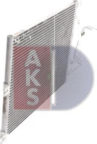 AKS Dasis 152070N - Condenser, air conditioning autospares.lv