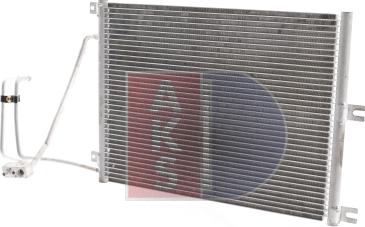 AKS Dasis 152070N - Condenser, air conditioning autospares.lv